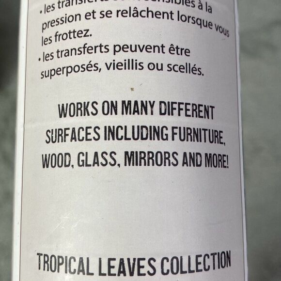 Dixie Belle Tropical Leaves Transfers NIB - Picture 8 of 8